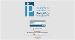 Desktop Screenshot of incentivos.siu.edu.ar
