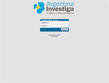 Tablet Screenshot of cargainfouniversidades.siu.edu.ar