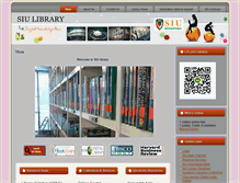 Tablet Screenshot of library.siu.ac.th