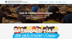 Desktop Screenshot of guiadecarreras.siu.edu.ar