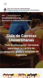 Mobile Screenshot of guiadecarreras.siu.edu.ar